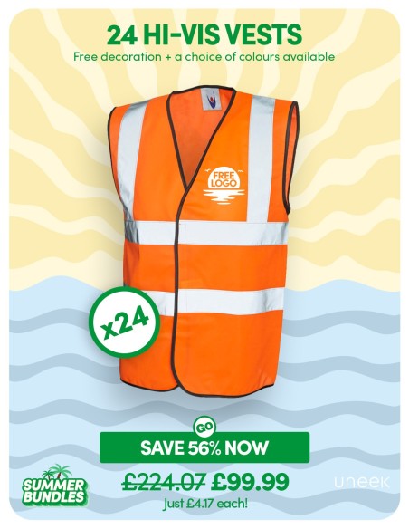 Bundle: 24 Hi-Vis Vests with Free Logo