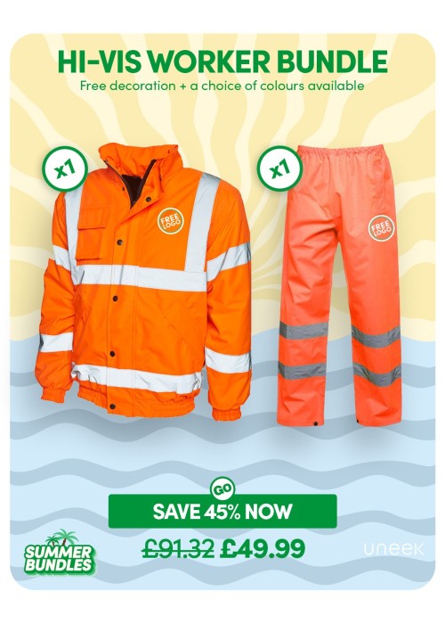 Hi-Vis Worker Bundle with Free Logo