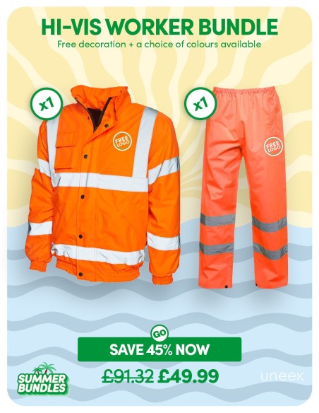 Hi-Vis Worker Bundle with Free Logo