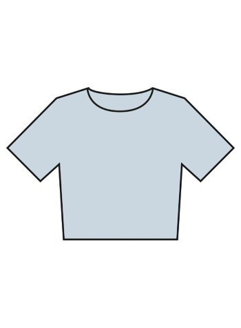 Bella Canvas Women’s Heavyweight Washed Cropped Tee 2