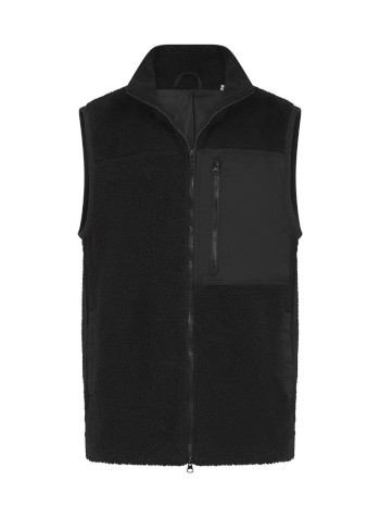 Front Row Recycled Sherpa Gilet 2