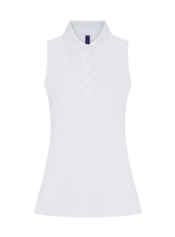 Henbury Women’s Sleeveless Coolplus® Polo Shirt