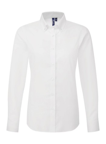 Premier Women's 'Supreme' Oxford Long Sleeve Shirt