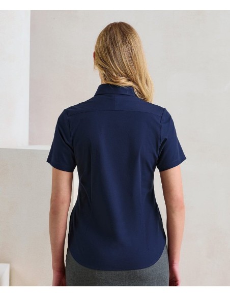 Premier Women’s ‘Supreme’ Oxford Short Sleeve Shirt