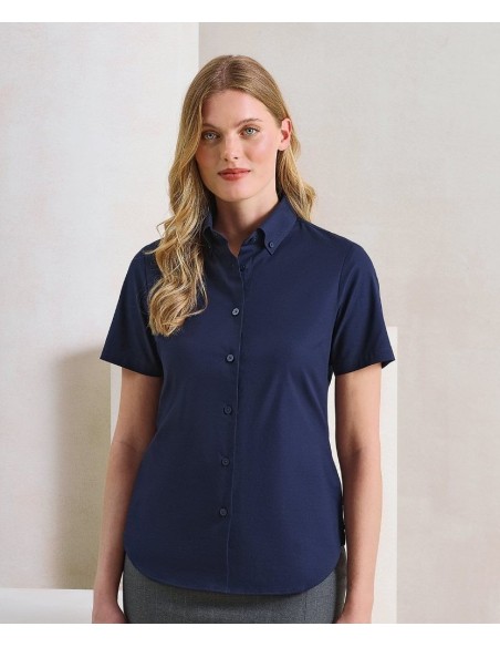 Premier Women’s ‘Supreme’ Oxford Short Sleeve Shirt