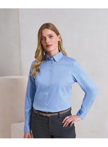 Premier Women's 'Supreme' Oxford Long Sleeve Shirt