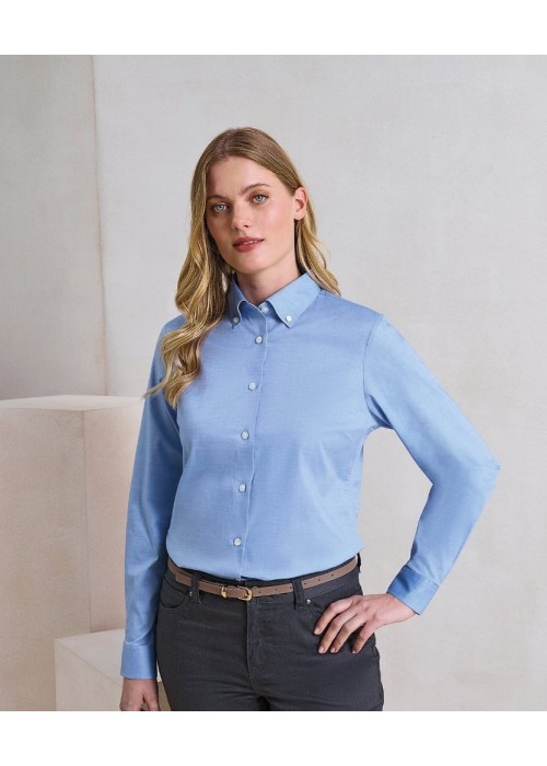 Premier Women's 'Supreme' Oxford Long Sleeve Shirt