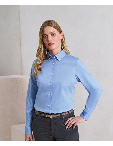 Premier Women's 'Supreme' Oxford Long Sleeve Shirt