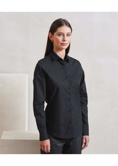 Premier Women’s Long Sleeve ‘Recyclight’ Poplin...