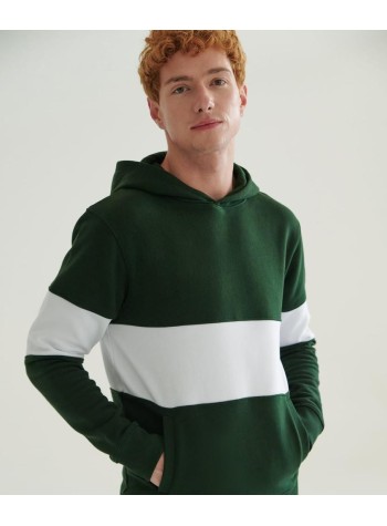 Front Row Heavyweight Panelled Hoodie