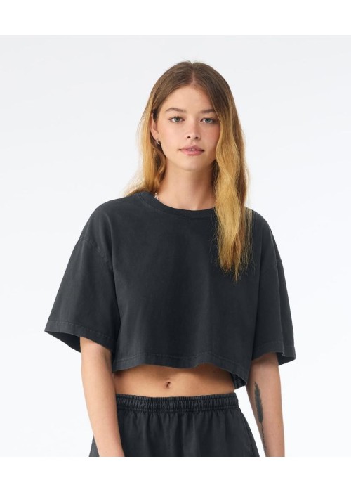 Bella Canvas Women’s Heavyweight Washed Cropped...