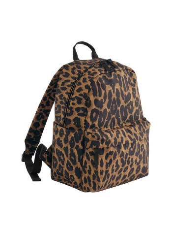 Bagbase Leopard Print Mini Backpack 2