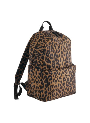 Bagbase Leopard Print Backpack 2