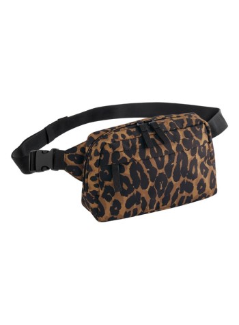 Bagbase Leopard Print Cross-Body Bag 2