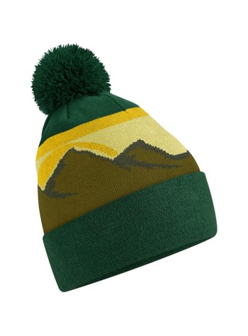 Beechfield Mountain Peaks Pom Pom Beanie 2