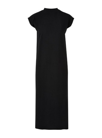 Build Your Brand Women’s long extended shoulder dress 2