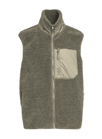 Build Your Brand Bonded sherpa vest 2