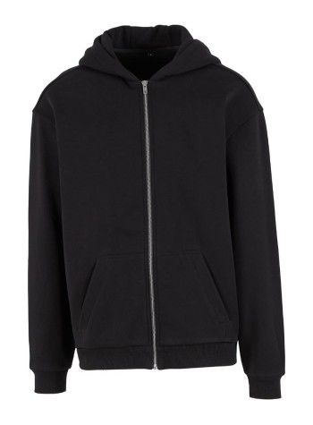 Build Your Brand Loose-fit zip hoodie 2