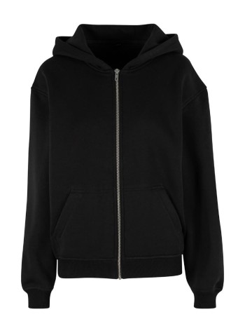 Build Your Brand Women’s loose-fit zip hoodie 2