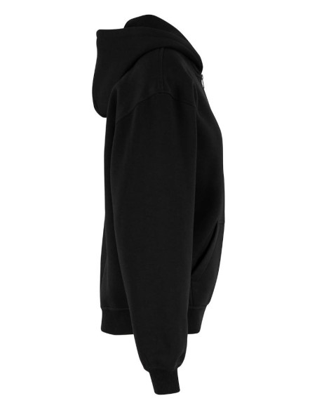 Build Your Brand Women’s loose-fit zip hoodie