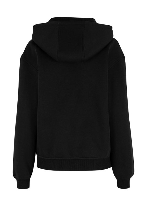 Build Your Brand Women’s loose-fit zip hoodie