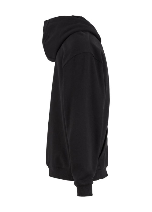 Build Your Brand Loose-fit zip hoodie