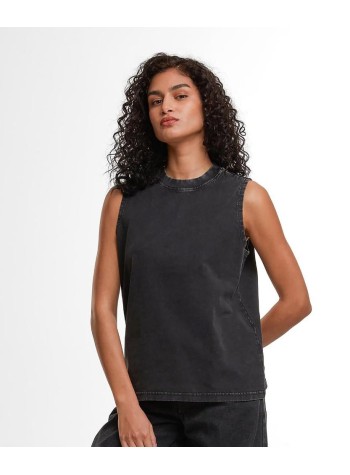 Build Your Brand Women’s vintage washed sleeveless tee