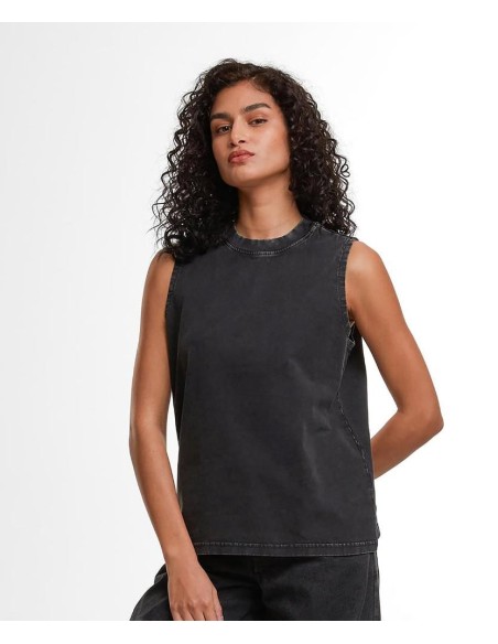 Build Your Brand Women’s vintage washed sleeveless tee