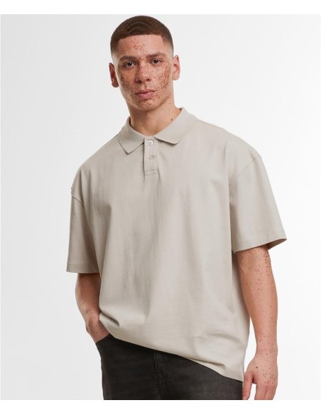 Build Your Brand Oversized polo shirt