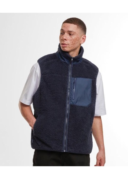 Build Your Brand Bonded sherpa vest