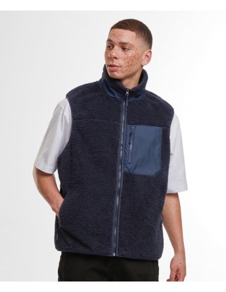 Build Your Brand Bonded sherpa vest