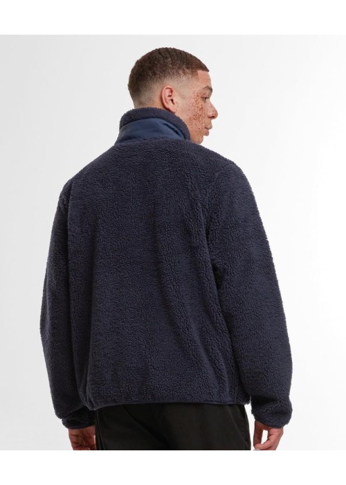 Build Your Brand Bonded sherpa jacket