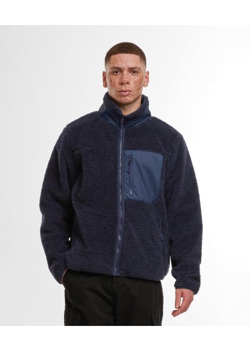 Build Your Brand Bonded sherpa jacket