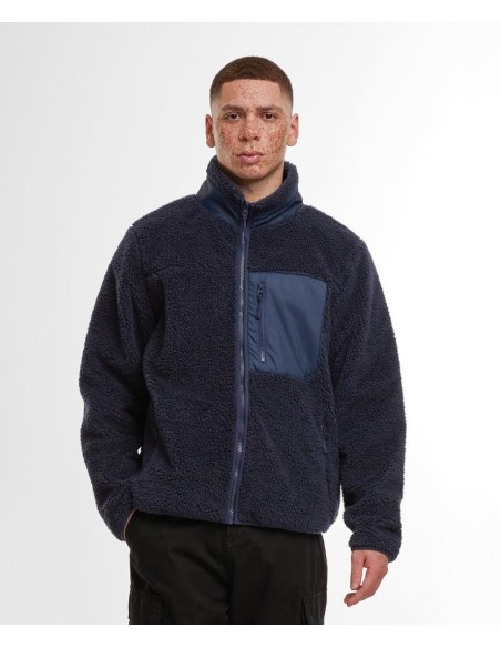 Build Your Brand Bonded sherpa jacket
