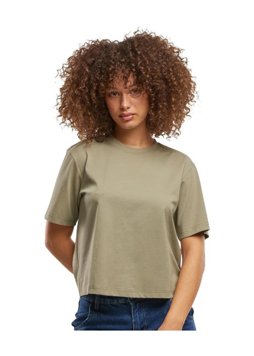Build Your Brand Women’s Sorona loose-fit tee