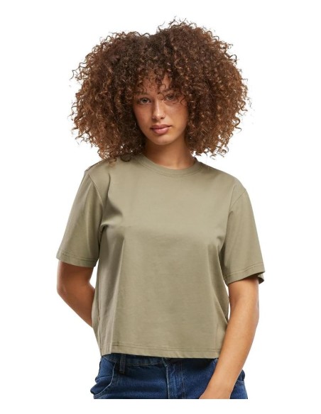 Build Your Brand Women’s Sorona loose-fit tee