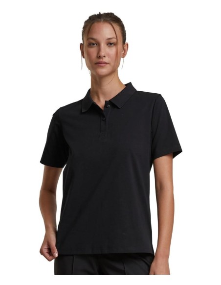 Build Your Brand Women’s Sorona polo tee