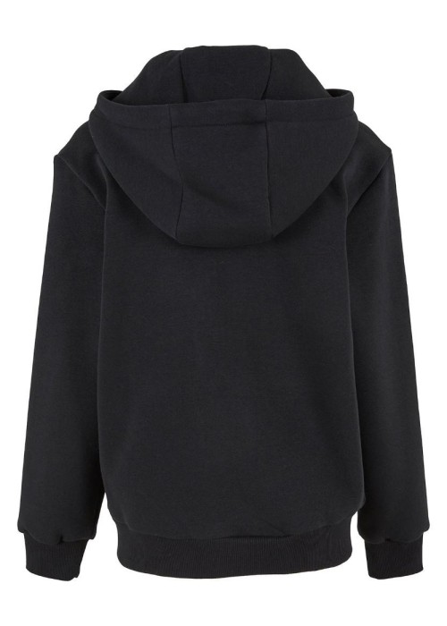 Build Your Brand Kids fluffy zip hoodie