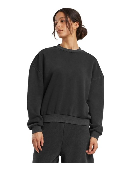 Build Your Brand Women’s vintage heavy crew neck