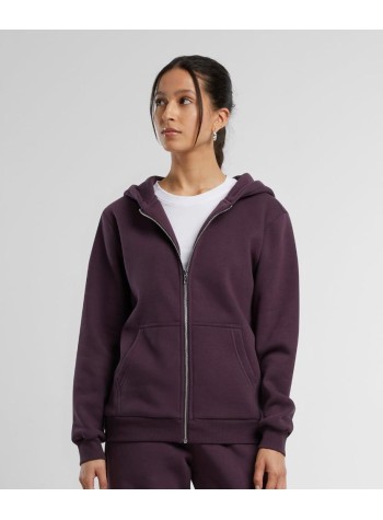 Build Your Brand Women’s fluffy zip hoodie