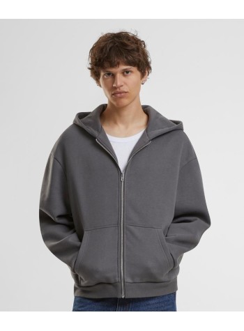 Build Your Brand Fluffy zip hoodie