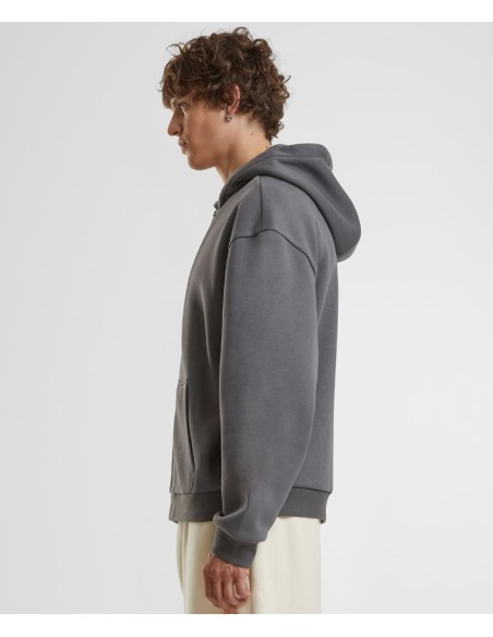Build Your Brand Fluffy zip hoodie