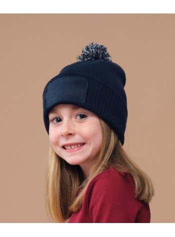 Beechfield Kids Snowstar Patch Beanie