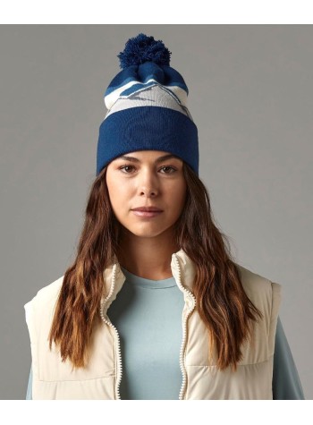 Beechfield Mountain Peaks Pom Pom Beanie