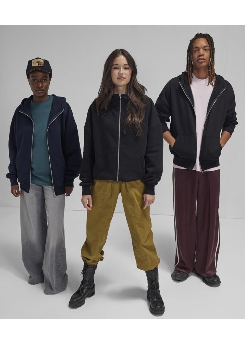 B&C Collection Influence Zip Hood