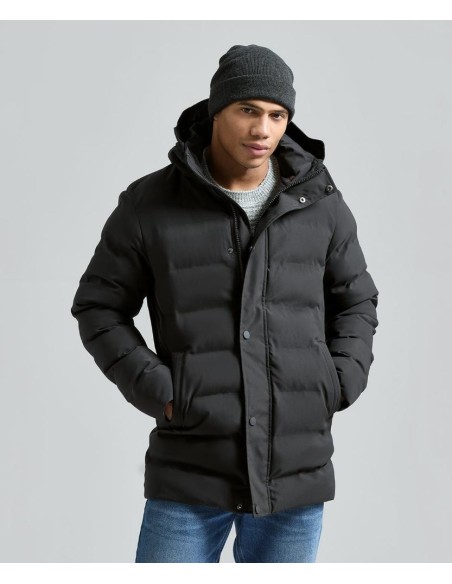 2786 Recycled Bonded Longline Padded Jacket