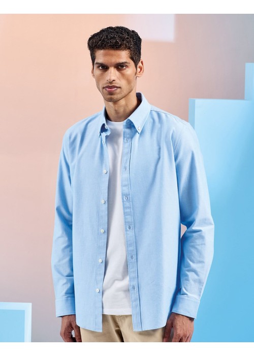 Asquith & Fox Men’s Cotton Long Sleeve Oxford...