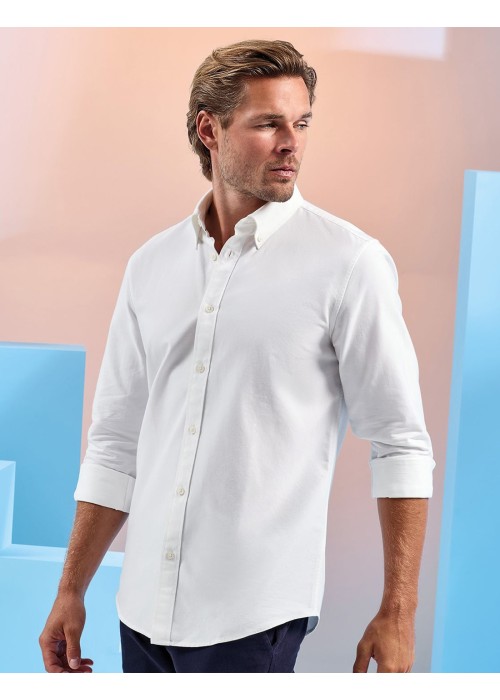 Asquith & Fox Men’s Cotton Long Sleeve Oxford...