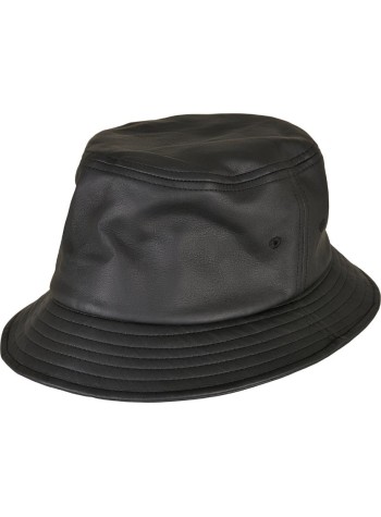 Flexfit by Yupoong Imitation leather bucket hat (5003IL)