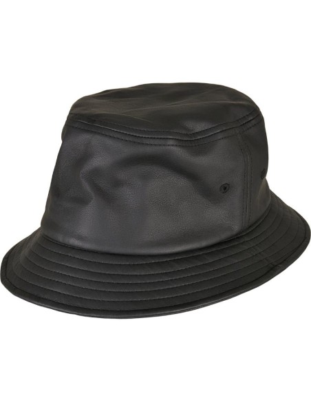 Flexfit by Yupoong Imitation leather bucket hat (5003IL)